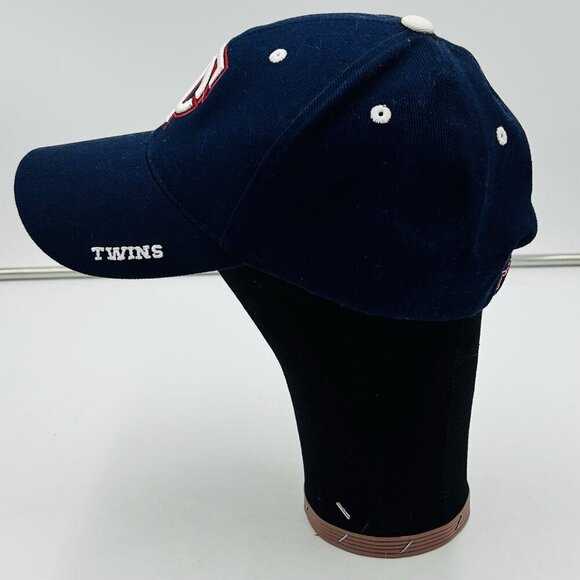 Minnesota Twins Hat Cap Mens One Size Blue TC Logo MLB Genuine Baseball - Picture 5 of 10